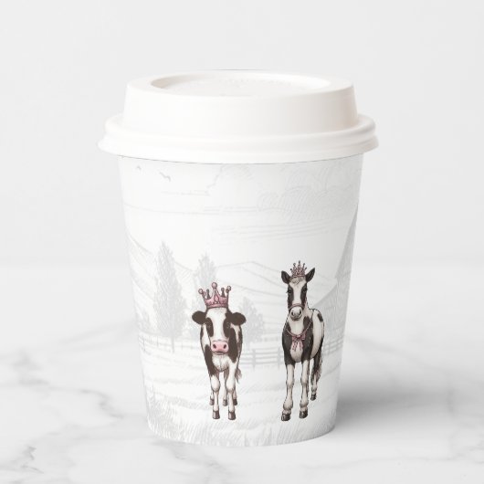 プリンセス動物誕生会 紙コップ (左)