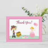 プリンセス及び海賊平らなサンキューカード サンキューカード (スタンド正面)