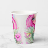 プリンセス収集 紙コップ (裏面)