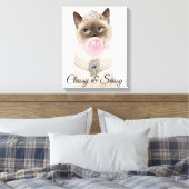 プリンセス吹キャブガム キャンバスプリント (インサイチュ (寝室))