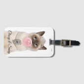 プリンセス吹キャブガム ラゲッジタグ (正面横)