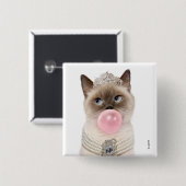 プリンセス吹キャブガム 缶バッジ (正面&裏面)