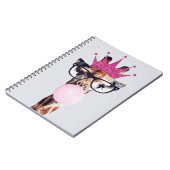 プリンセス吹キリンのピンクバブルガム ノートブック (左側)