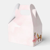 プリンセス城と馬の誕生日パーティー フェイバーボックス (裏面サイド)