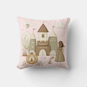 プリンセス城の名前 クッション (正面)