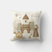 プリンセス城の名前 クッション (正面)