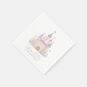 プリンセス城の女子誕生日パーティー スタンダードカクテルナプキン (角)