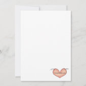 プリンセス城の誕生日パーティーの招待 招待状 (裏面)