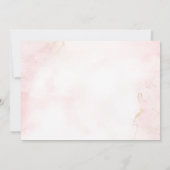 プリンセス城の誕生日写真感謝カード サンキューカード (裏面)