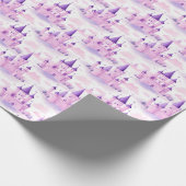 プリンセス城シームレスパターン ラッピングペーパー (角)