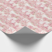 プリンセス城シームレスパターン ラッピングペーパー (角)