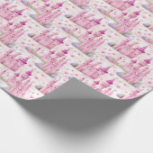 プリンセス城シームレスパターン ラッピングペーパー (角)