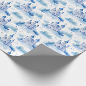 プリンセス城シームレスパターン ラッピングペーパー (角)