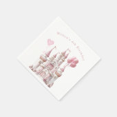 プリンセス城バルーン スタンダードカクテルナプキン (角)