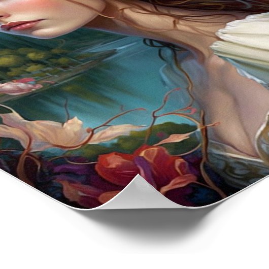 プリンセス城ファンタジーアート ポスター (角)