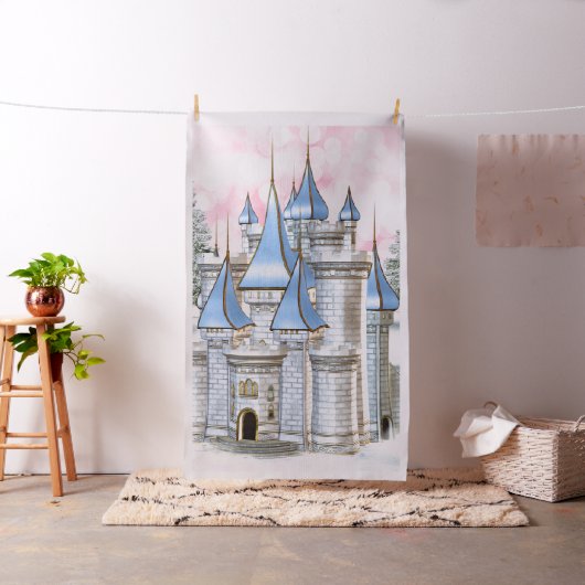 プリンセス城フォトブース背景 ファブリック (インサイチュ)