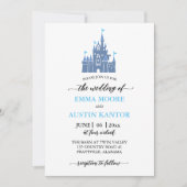 プリンセス城結婚式招待状 招待状 (正面)