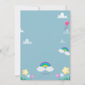 プリンセス城誕生パーティー 招待状 (裏面)