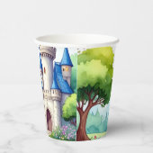 プリンセス城誕生日紙カップ 紙コップ (右)