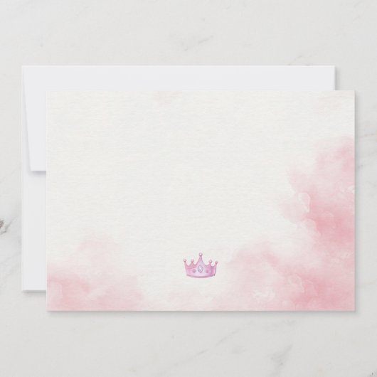 プリンセス城 招待状 (裏面)