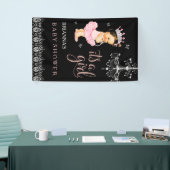 プリンセス女の子の赤ちゃんシャワーのバナー 横断幕 (トレードショー)