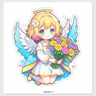 プリンセス妖精と花 シール