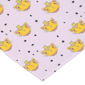 プリンセス子猫の紫 ショートテーブルランナー (コーナー)