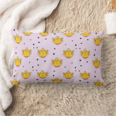 プリンセス子猫の紫 ランバークッション (ブランケット)