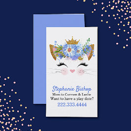 プリンセス子猫モマ遊ーデイトカード コーリングカード