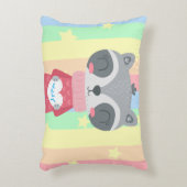 プリンセス子猫子供部屋枕 アクセントクッション (正面(垂直))