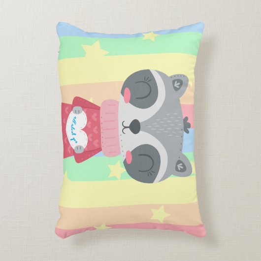 プリンセス子猫子供部屋枕 アクセントクッション (正面(垂直))