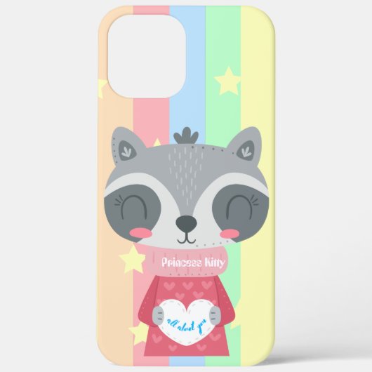 プリンセス子猫iPhone 12 Pro Maxケース Case-Mate iPhoneケース (裏面)