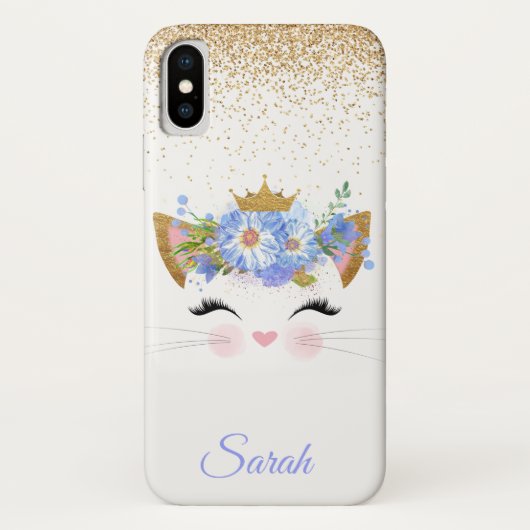 プリンセス子猫iPhone Xケース Case-Mate iPhoneケース (裏面)