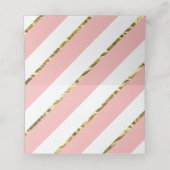 プリンセス座席表、フードカード、フェイク金ゴールド プレイスカード (内部開封)