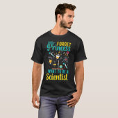 プリンセス忘れSciの女子科学者になりたい Tシャツ (正面フル)