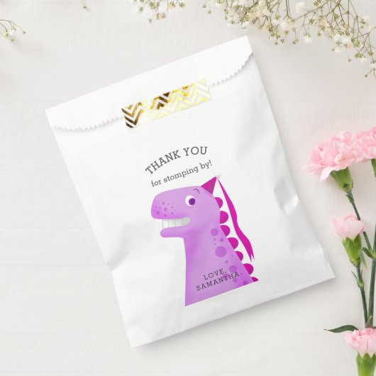 プリンセス恐竜の誕生日パーティーありがとう フェイバーバッグ (封をした状態)