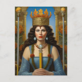 プリンセス戦士の王座 ポストカード (正面)