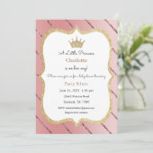 プリンセス招待状、ベビーシャワー招待状 招待状 (スタンド正面)