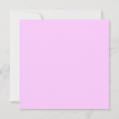 プリンセス招待状 招待状 (裏面)