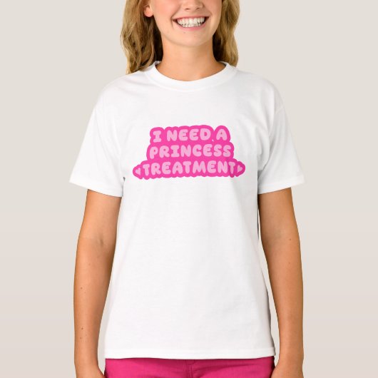 プリンセス気分を味わって Tシャツ (正面)