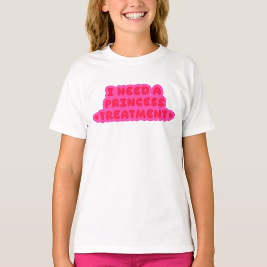 プリンセス気分を味わって Tシャツ (正面)