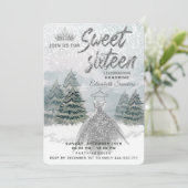 プリンセス水色の冬のワンダーランド甘い16 招待状 (スタンド正面)