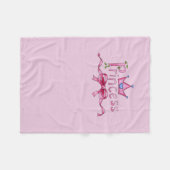 プリンセス犬 フリースブランケット (正面(横))