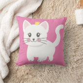 プリンセス猫 クッション (ブランケット)