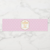 プリンセス王室のお祝いボトル用ラベル ペットボトルラベル (シングルラベル)