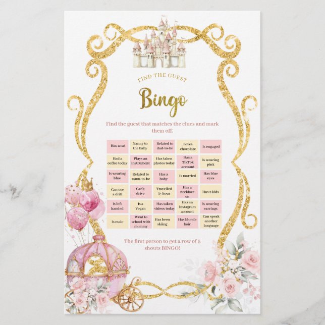 プリンセス王室のはゲストビンゴゲームを検索 (正面)