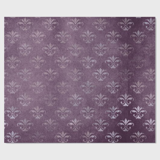 プリンセス王室のアメジストパープルフルーアデリス ラッピングペーパー (フラット)