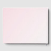 プリンセス王室のキャッスルキャリッジピンク金ゴールドガール ゲストブック (裏面)