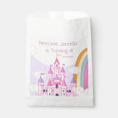 プリンセス王室のキャッスルバースデーパーティー フェイバーバッグ (正面)