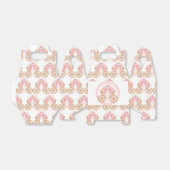 プリンセス王室のキャリッジピンク&金ゴールド誕生日パーティー フェイバーボックス (折り畳みなし)